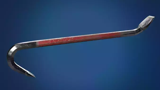 Crowbar 3D low-poly Models  Low-poly 3D model