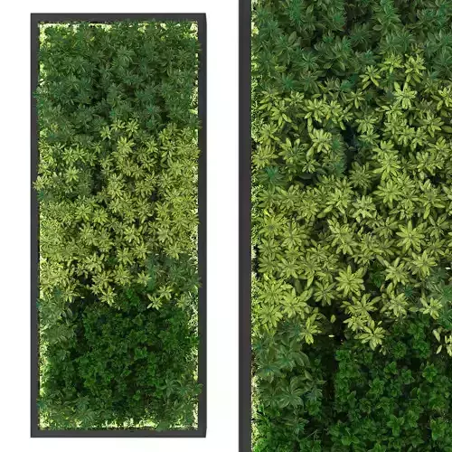 Vertical garden 196 Low-poly 3D model