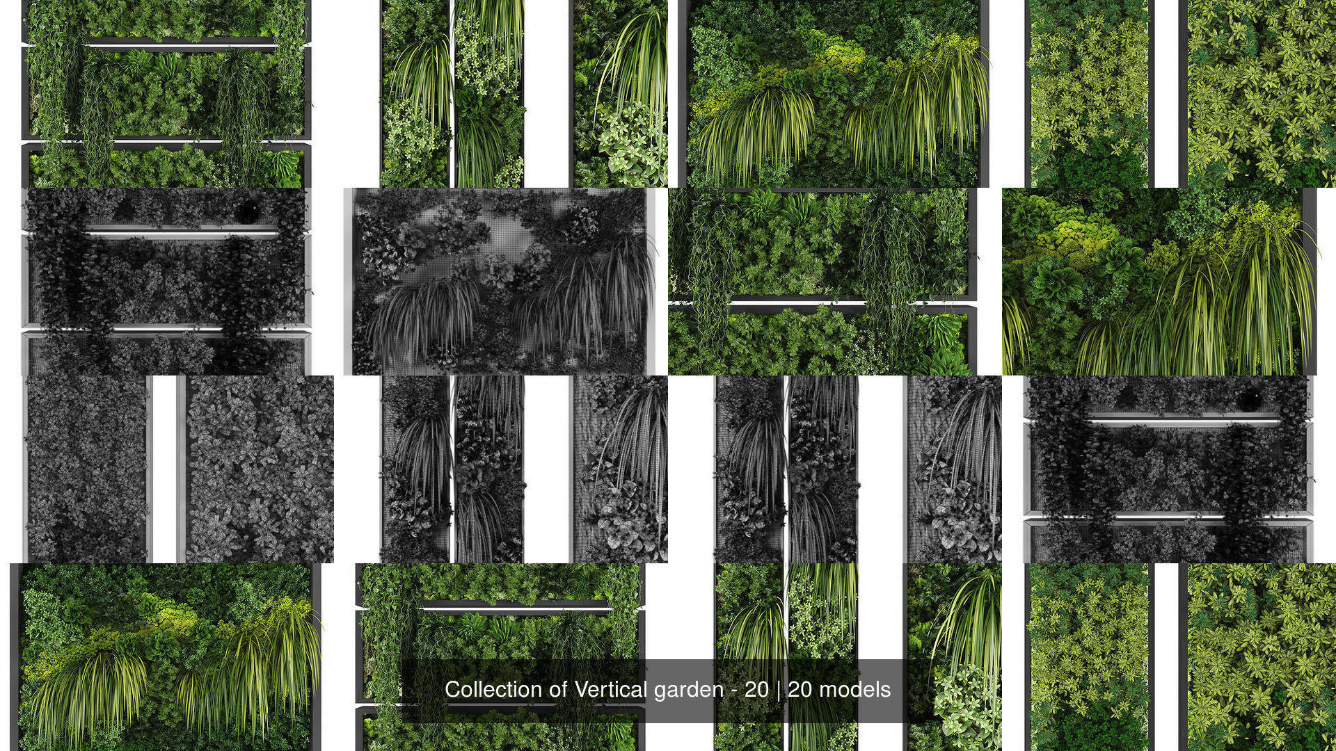 Collection of Vertical garden - 20 _2