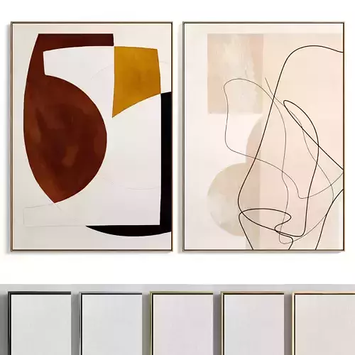 Plaster Two Photo Frame 74