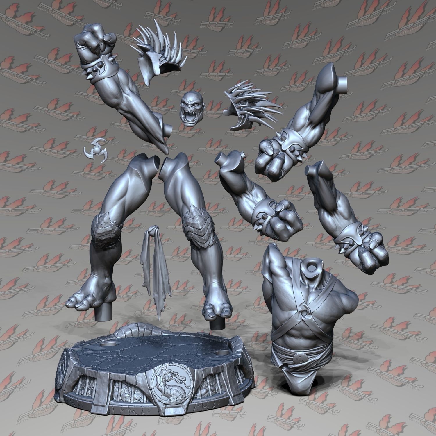 KINTARO 1-24 SCALE PRESUPPORTED 3D print model_5