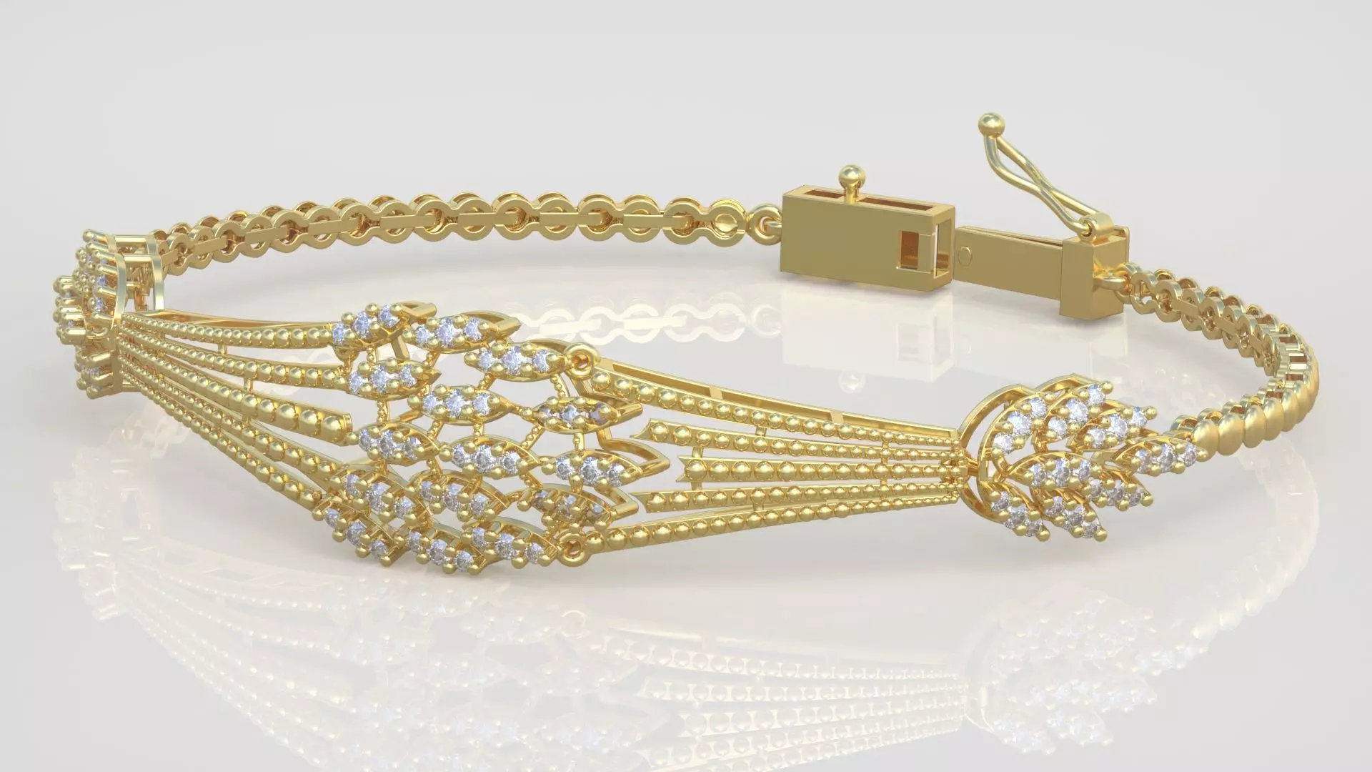 Exclusive Bracelet model 3D printable model 0029-9 3D print model