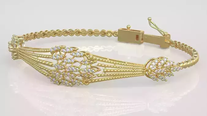 Exclusive Bracelet model 3D printable model 0029-9 3D print model