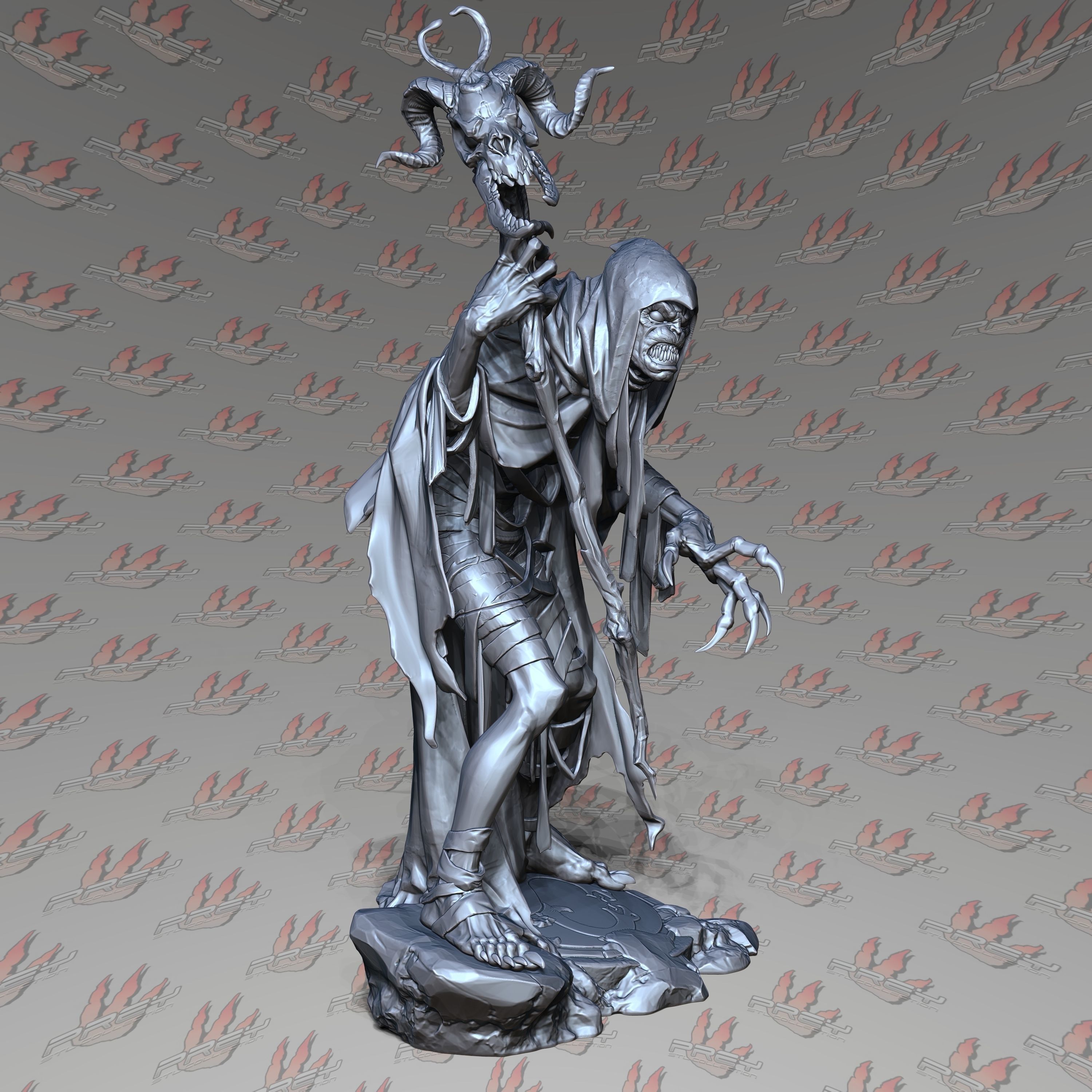 MUMM RA 1-10 SCALE PRESUPPORTED 3D print model_2