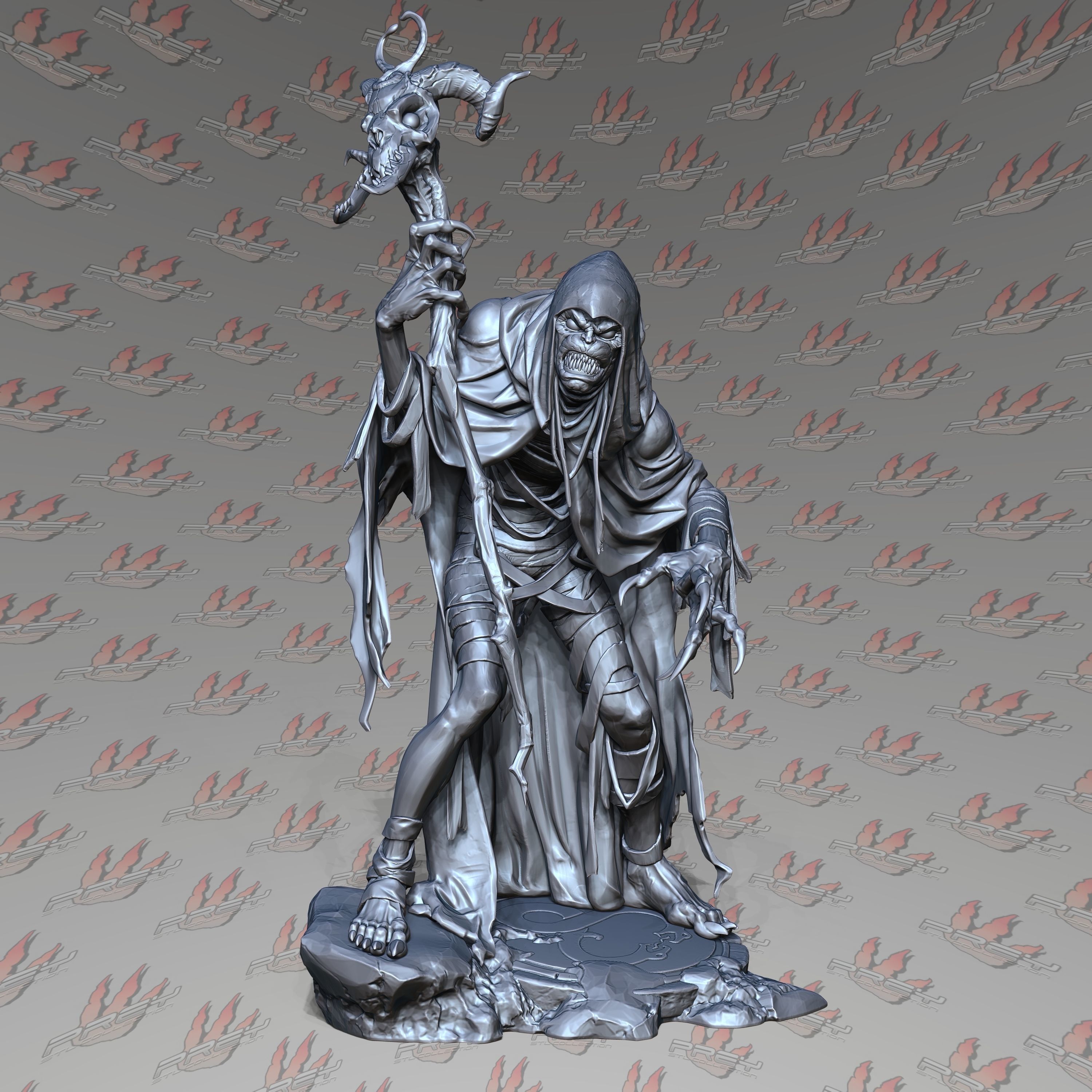 MUMM RA 1-10 SCALE PRESUPPORTED 3D print model_1