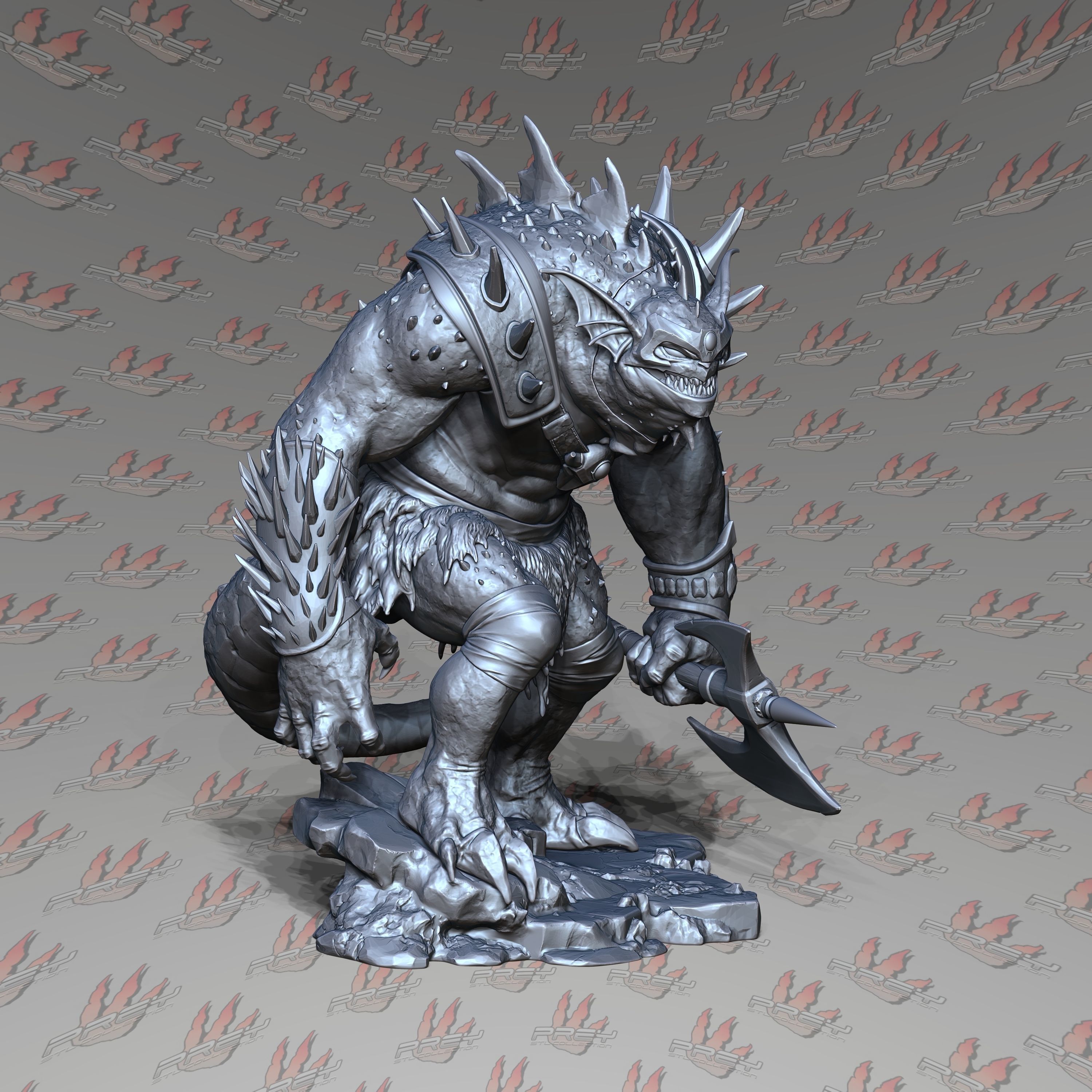 SLITHE 32mm SCALE PRESUPPORTED 3D print model_1