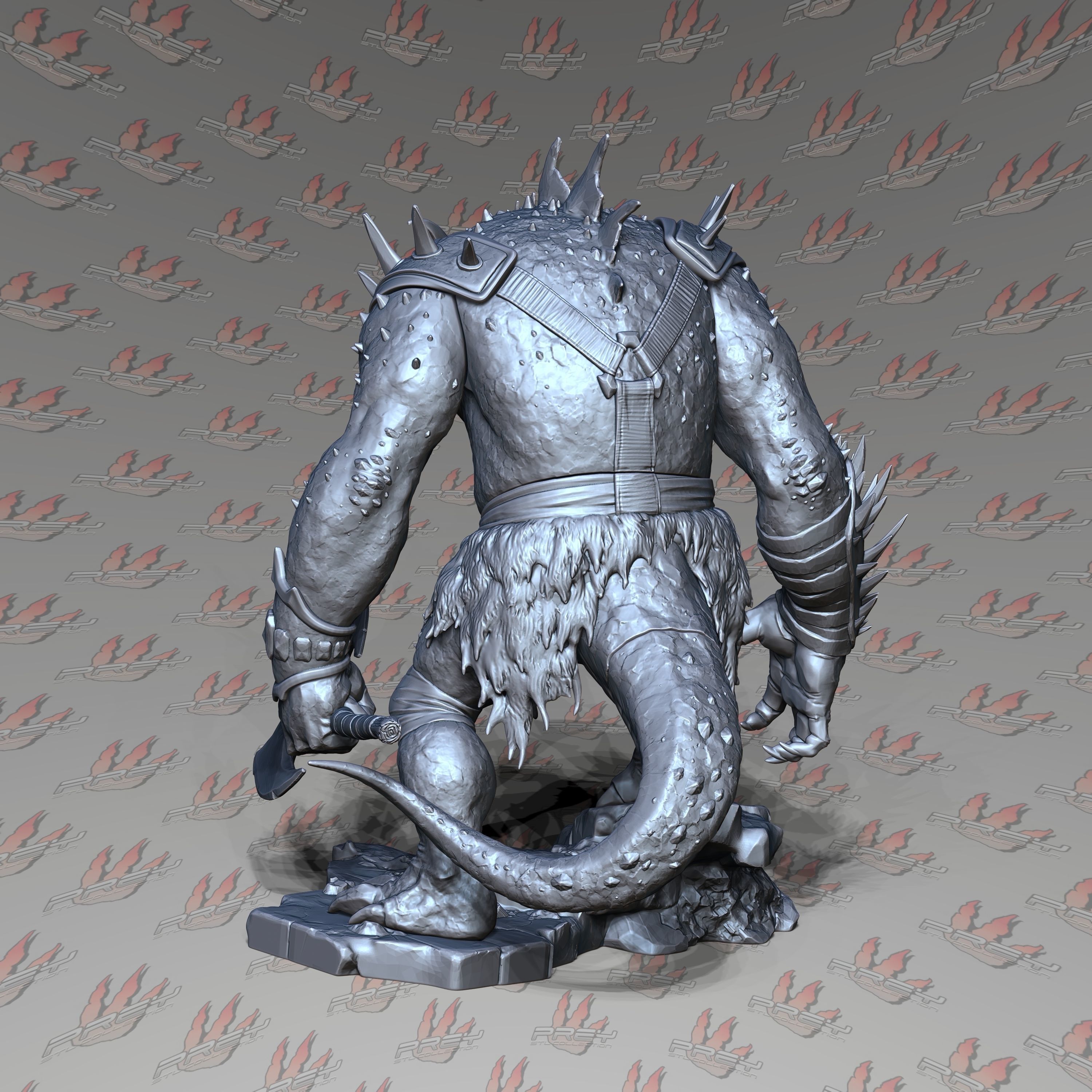 SLITHE 32mm SCALE PRESUPPORTED 3D print model_2