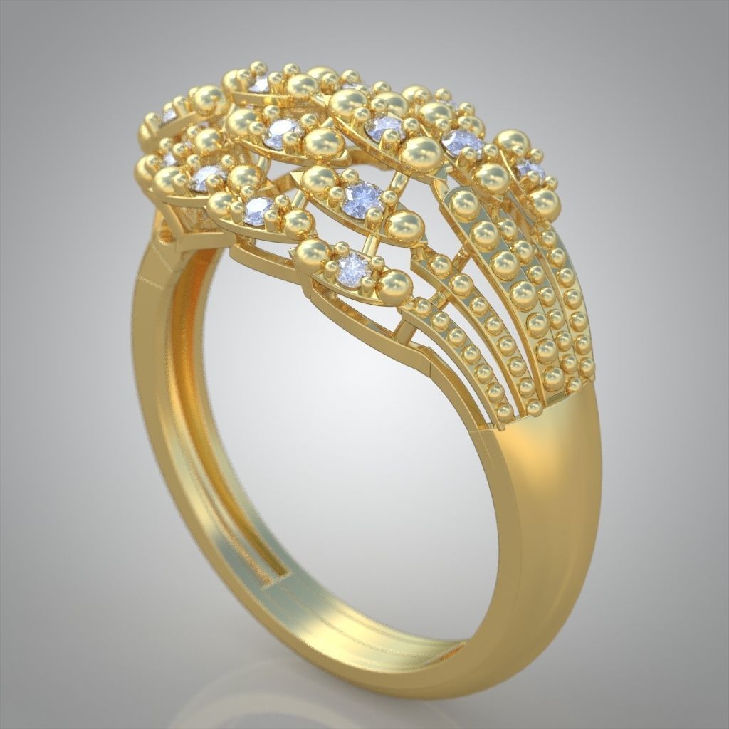 Ring 3D model 0249 3D printable model-13 3D print model_3
