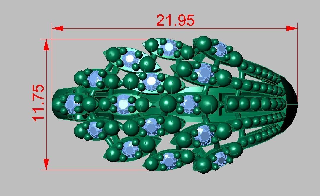 Ring 3D model 0249 3D printable model-13 3D print model_8