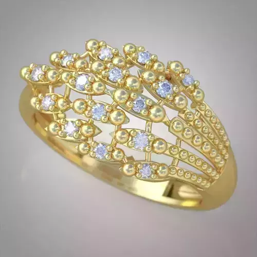 Ring 3D model 0249 3D printable model-13 3D print model