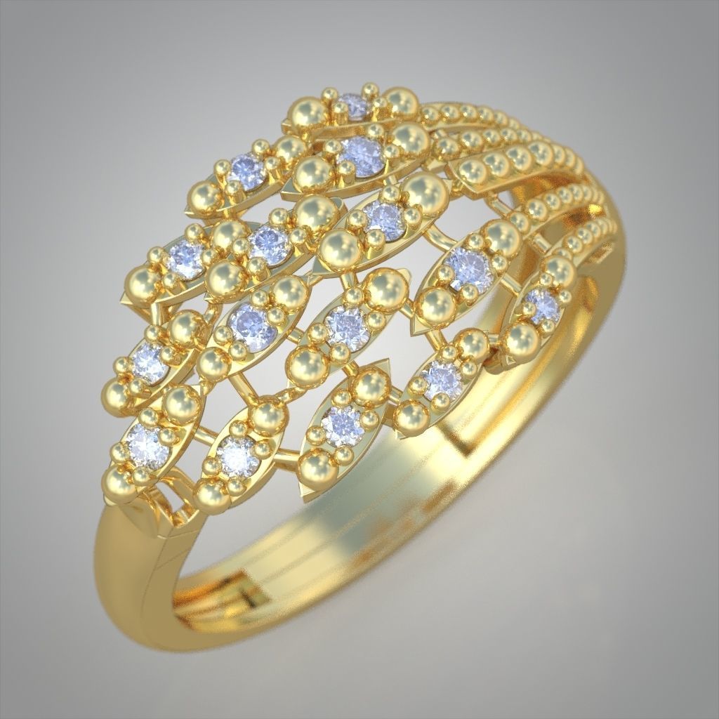 Ring 3D model 0249 3D printable model-13 3D print model_4