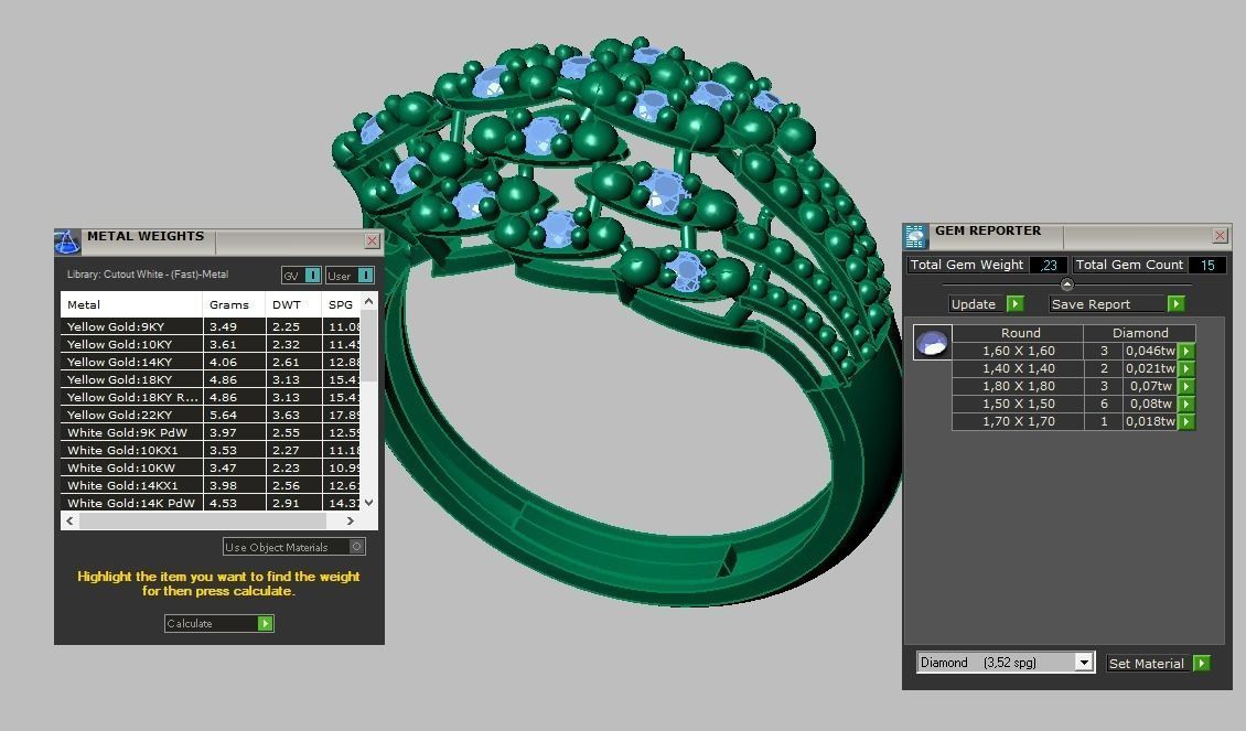 Ring 3D model 0249 3D printable model-13 3D print model_13