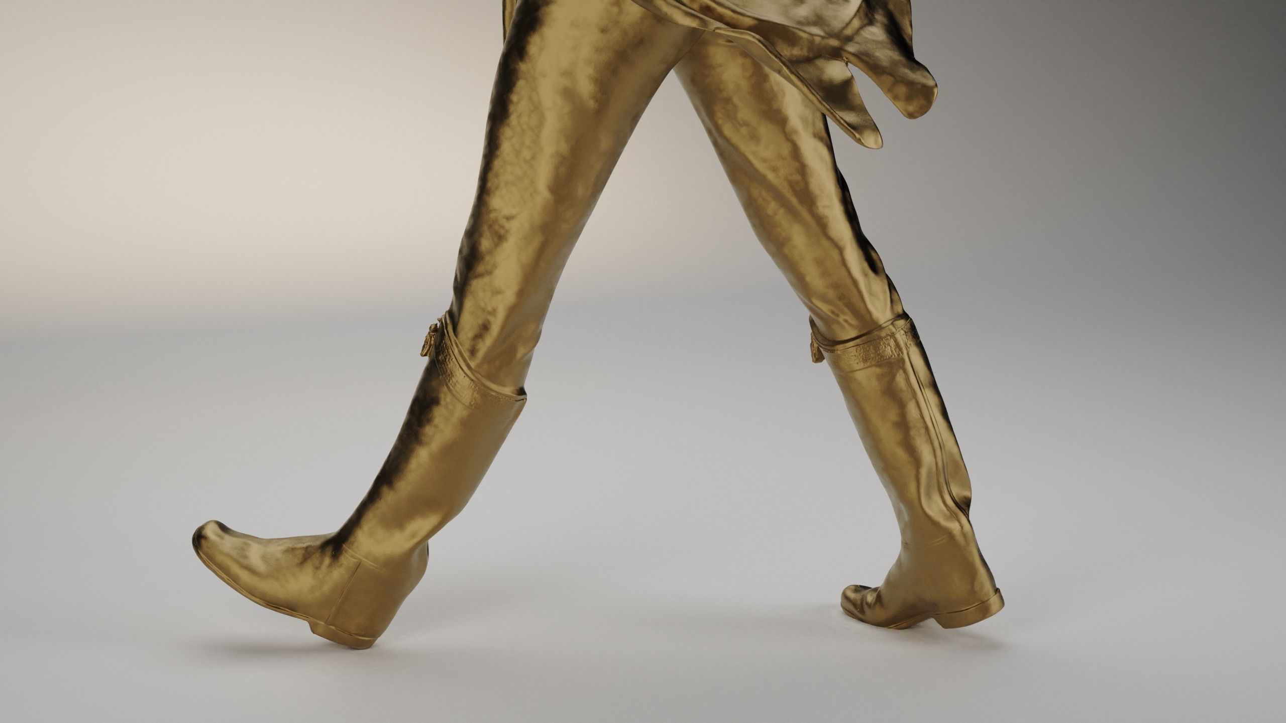 Johnnie Walker Character  3D Model 3D model_5