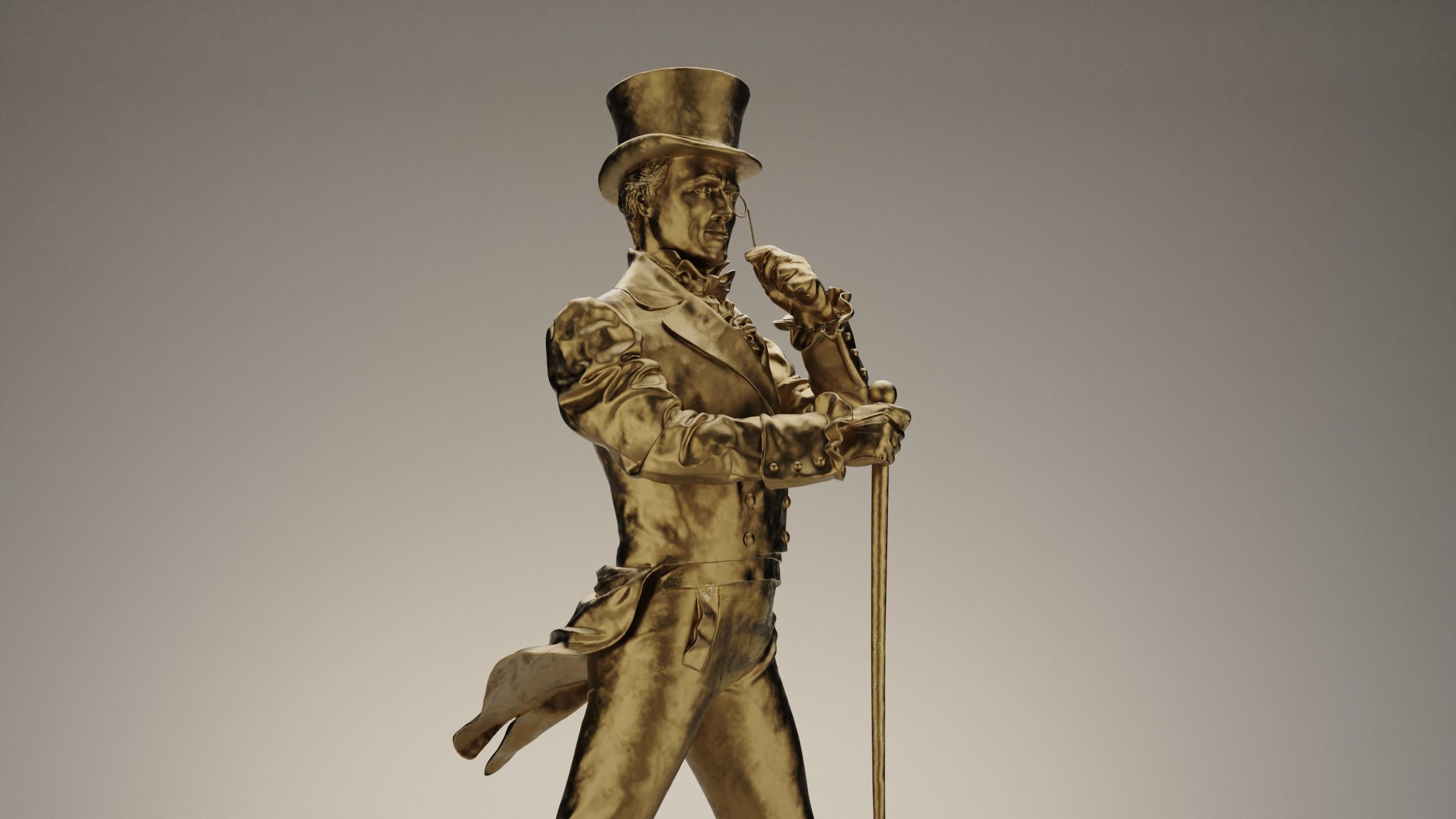 Johnnie Walker Character  3D Model 3D model_6