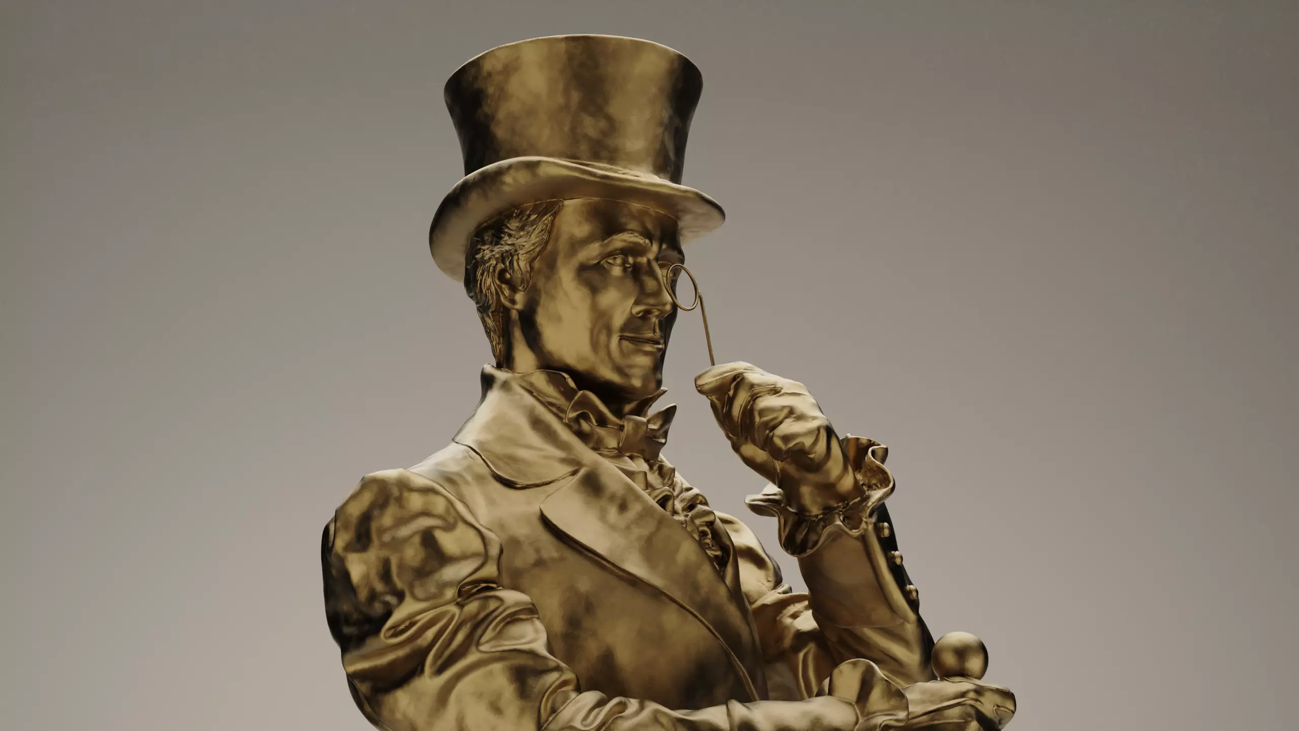 Johnnie Walker Character  3D Model 3D model_0