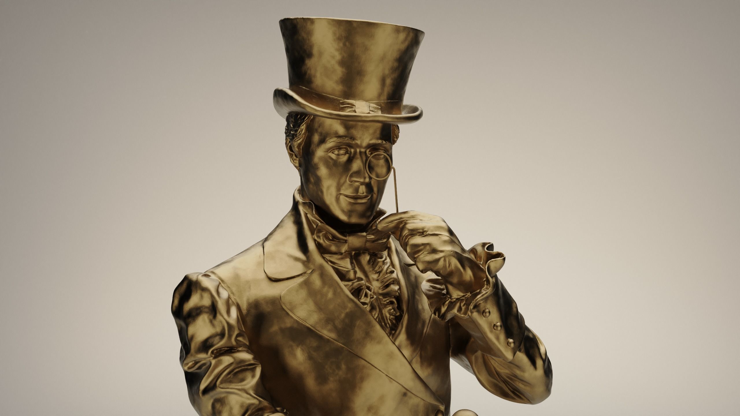 Johnnie Walker Character  3D Model 3D model_16