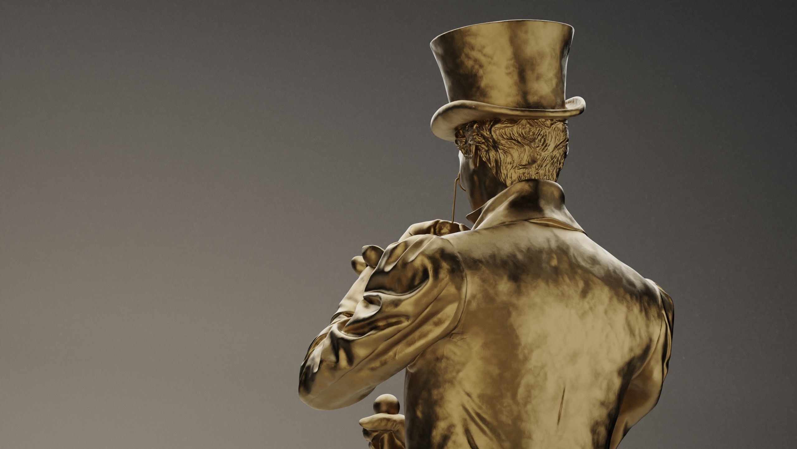 Johnnie Walker Character  3D Model 3D model_14