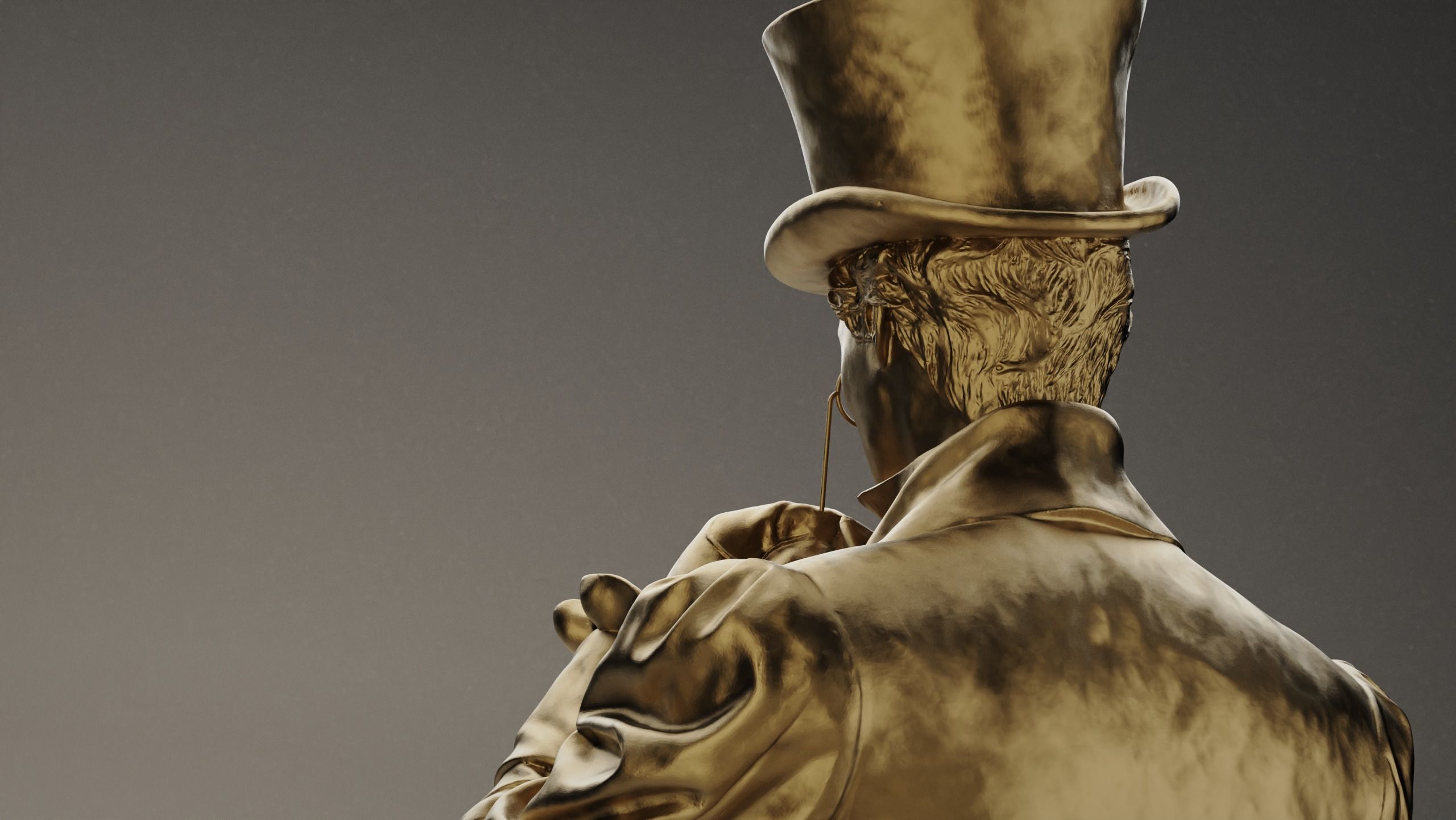 Johnnie Walker Character  3D Model 3D model_2