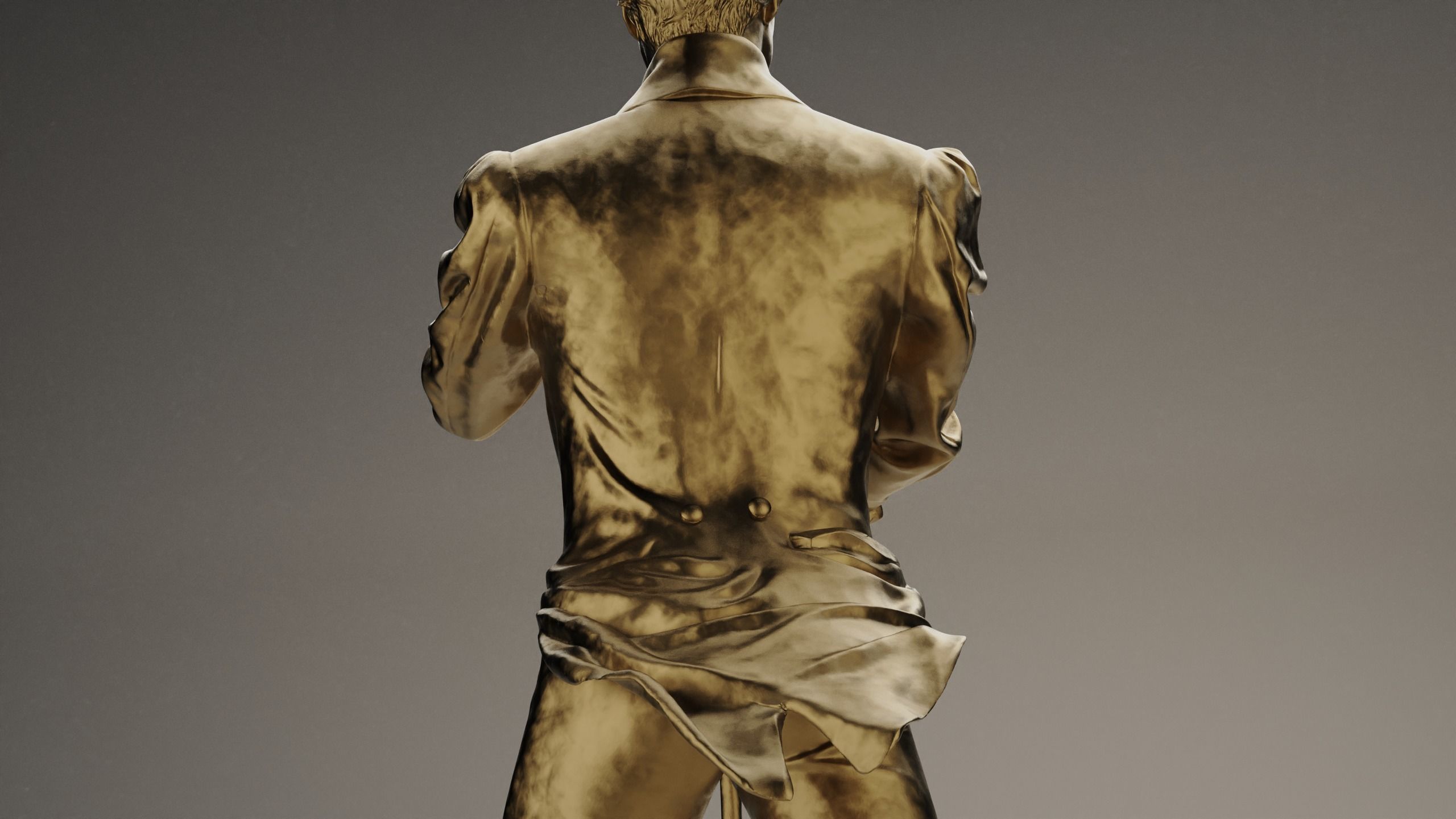 Johnnie Walker Character  3D Model 3D model_3