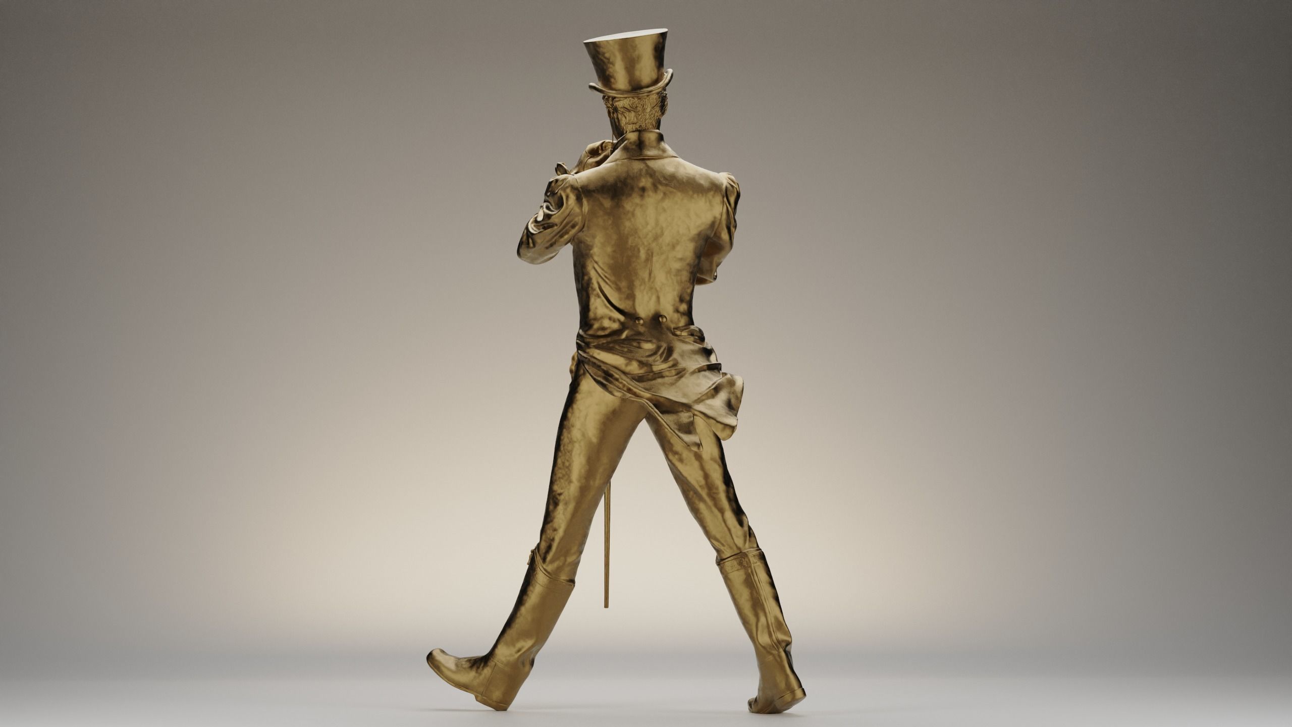 Johnnie Walker Character  3D Model 3D model_17