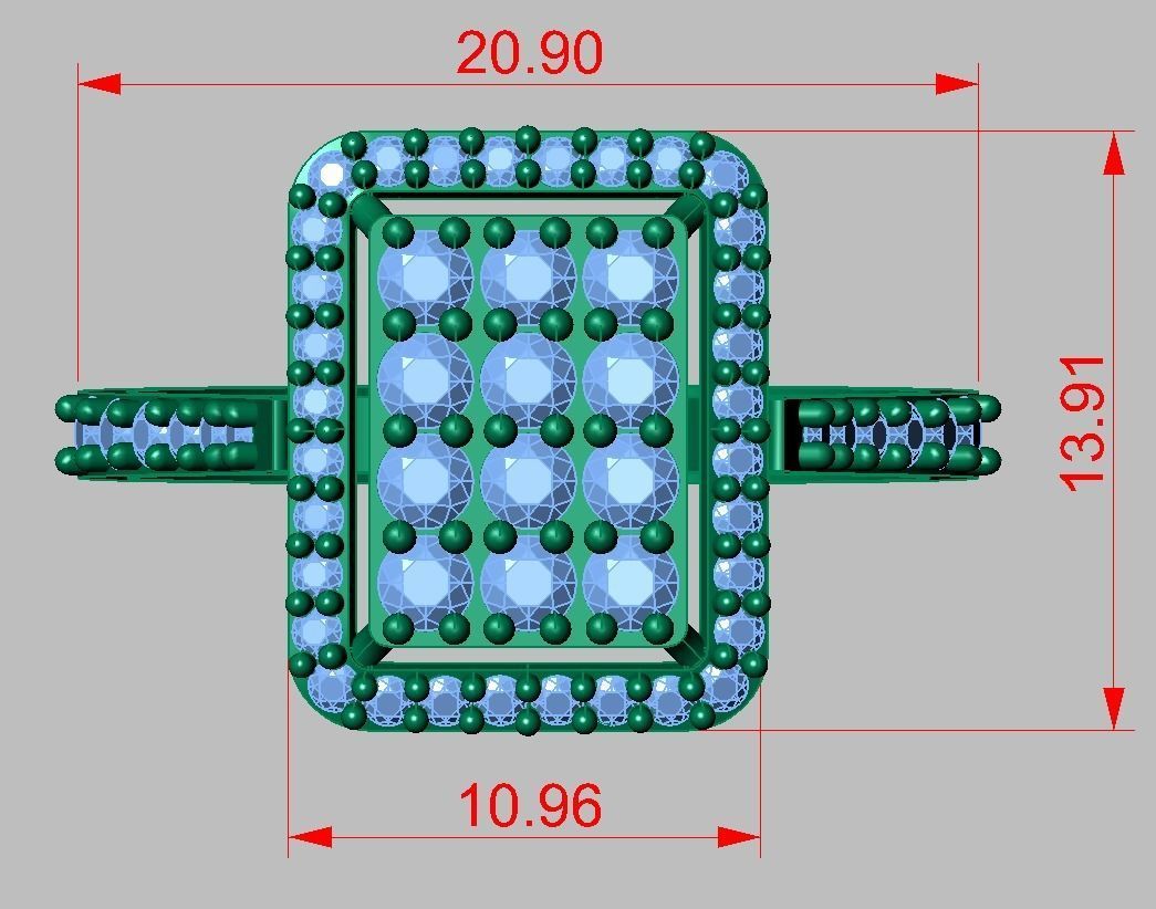 Ring 3D model 0250 3D printable model-15 3D print model_9
