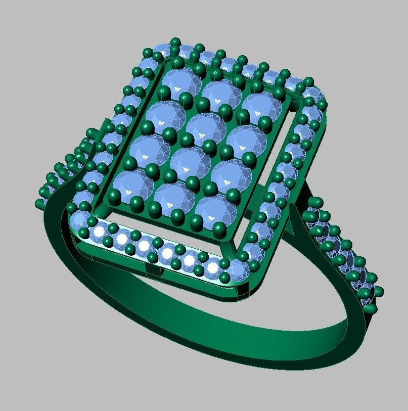 Ring 3D model 0250 3D printable model-15 3D print model_13