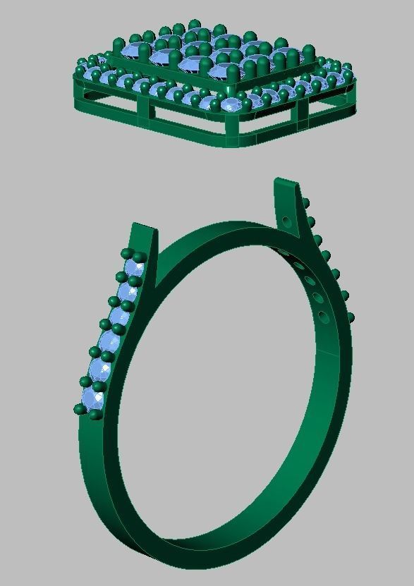Ring 3D model 0250 3D printable model-15 3D print model_12