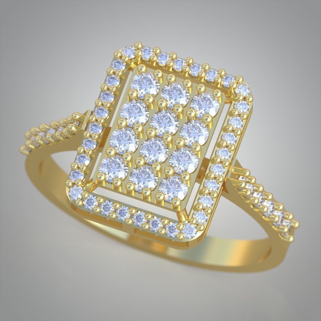 Ring 3D model 0250 3D printable model-15 3D print model_1
