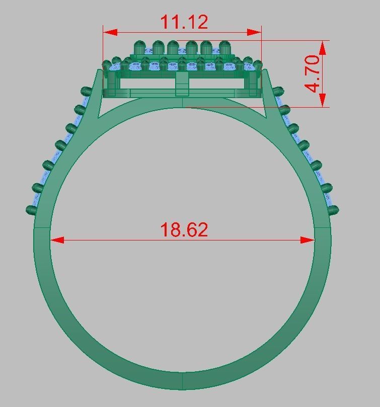 Ring 3D model 0250 3D printable model-15 3D print model_11