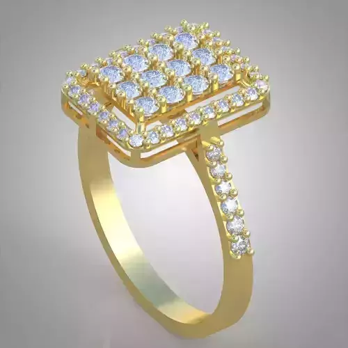 Ring 3D model 0250 3D printable model-15 3D print model