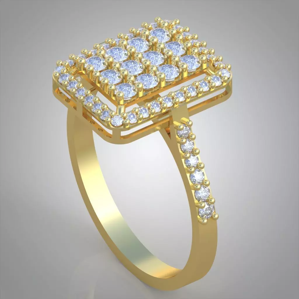 Ring 3D model 0250 3D printable model-15 3D print model_0