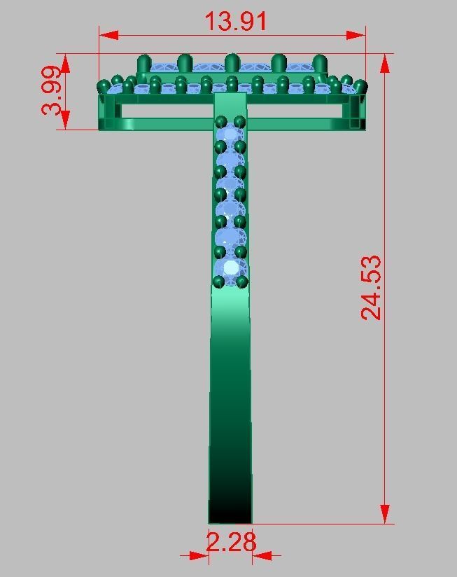 Ring 3D model 0250 3D printable model-15 3D print model_10