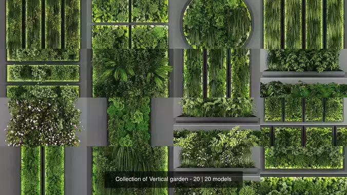 Collection of Vertical garden - 20 