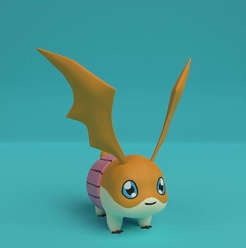 Digimon Patamon 3D print model