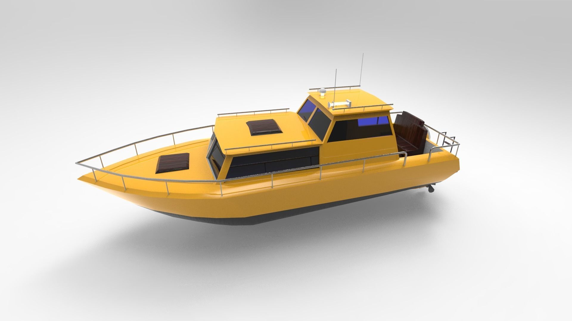 Pilot boat A 3D model_3