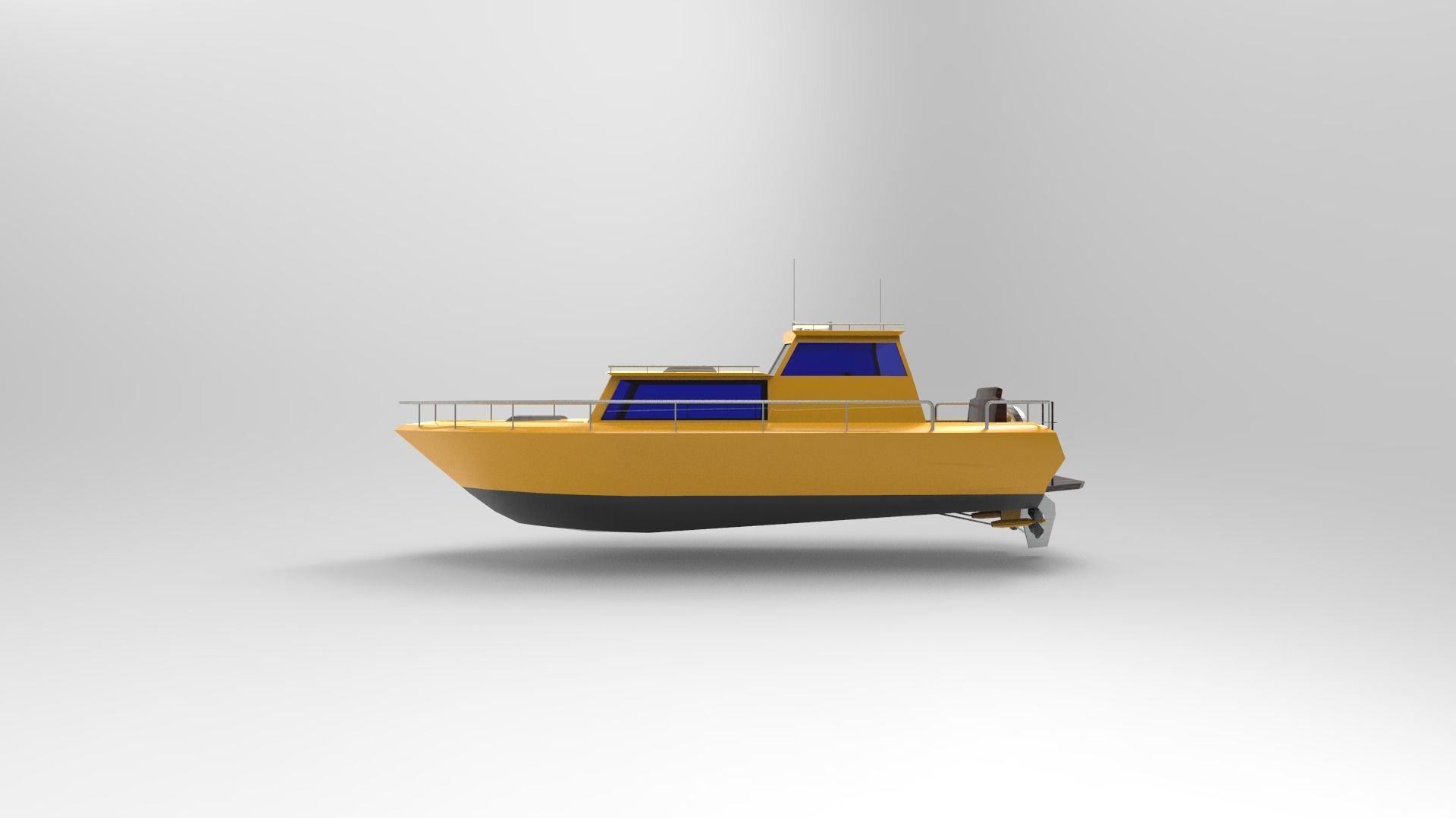 Pilot boat A 3D model_2