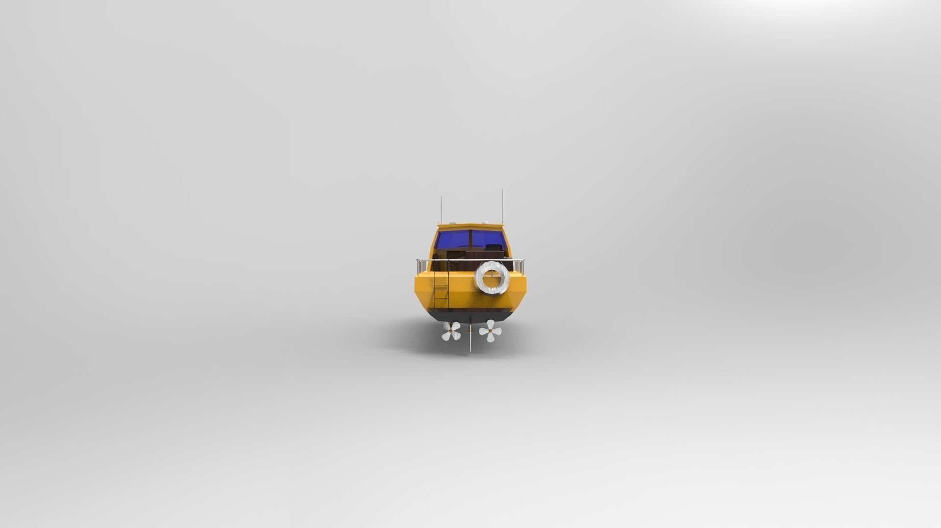 Pilot boat A 3D model_1