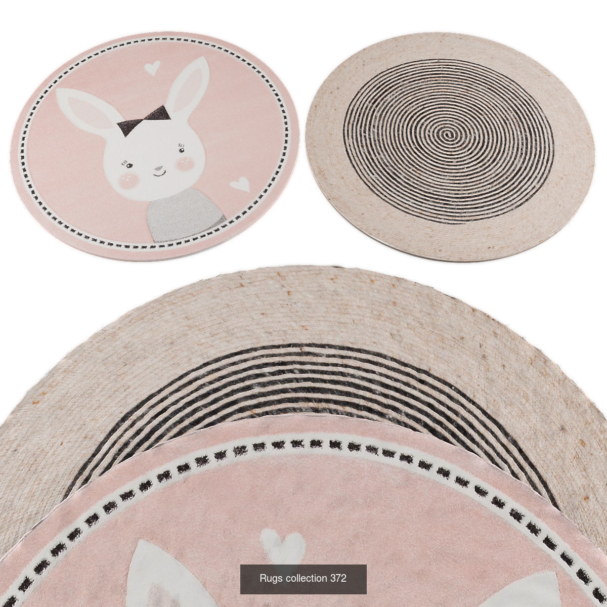 Collection of Round rugs - 30 sets _18