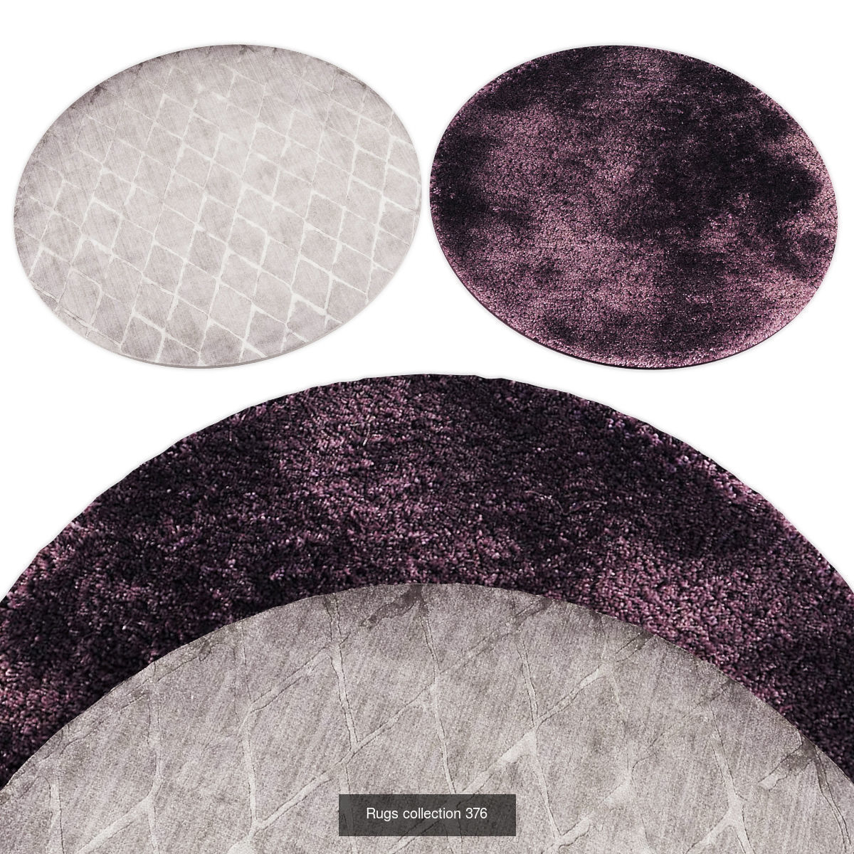 Collection of Round rugs - 30 sets _19