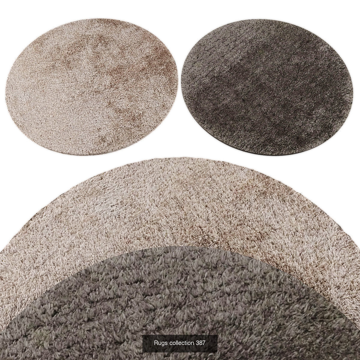 Collection of Round rugs - 30 sets _23