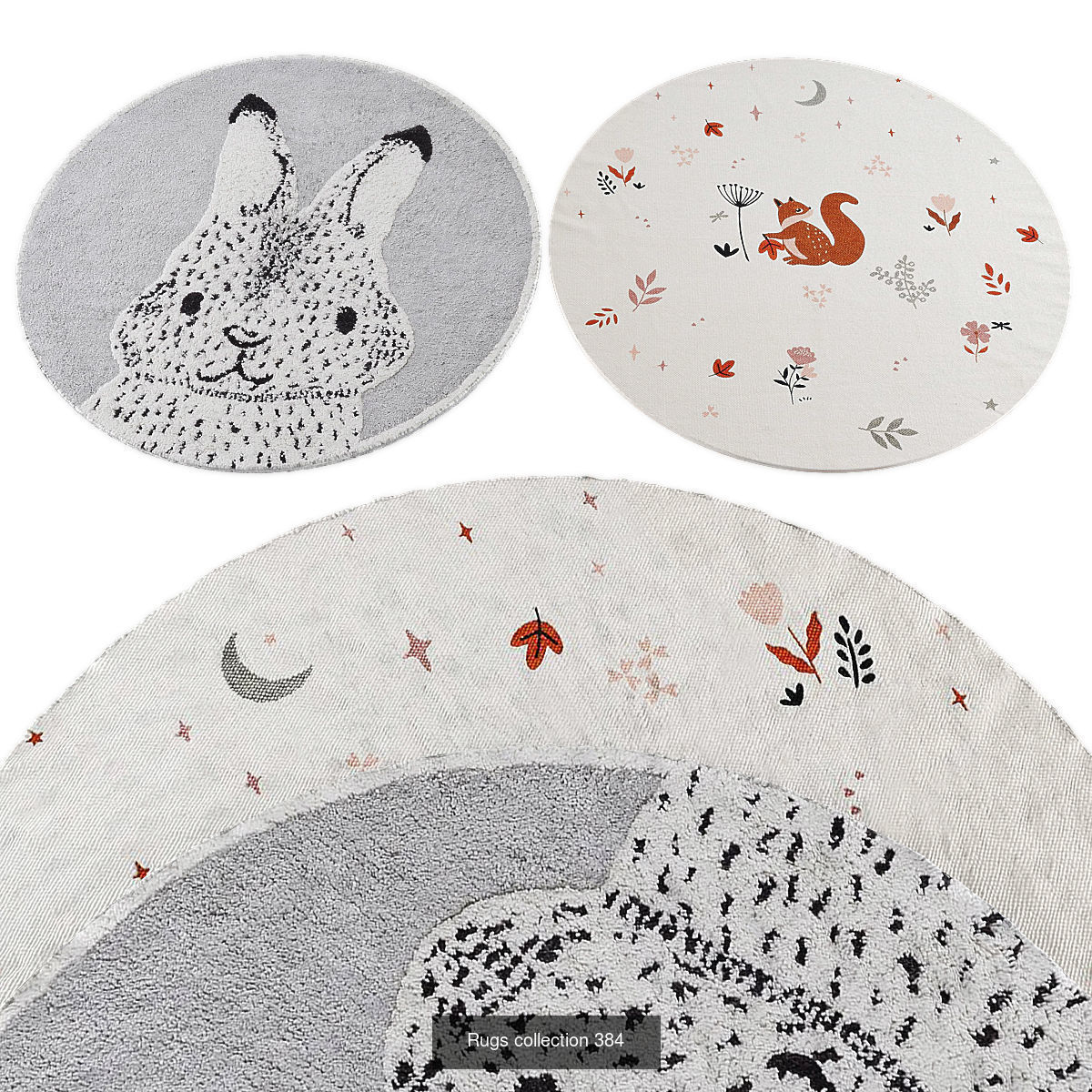 Collection of Round rugs - 30 sets _21