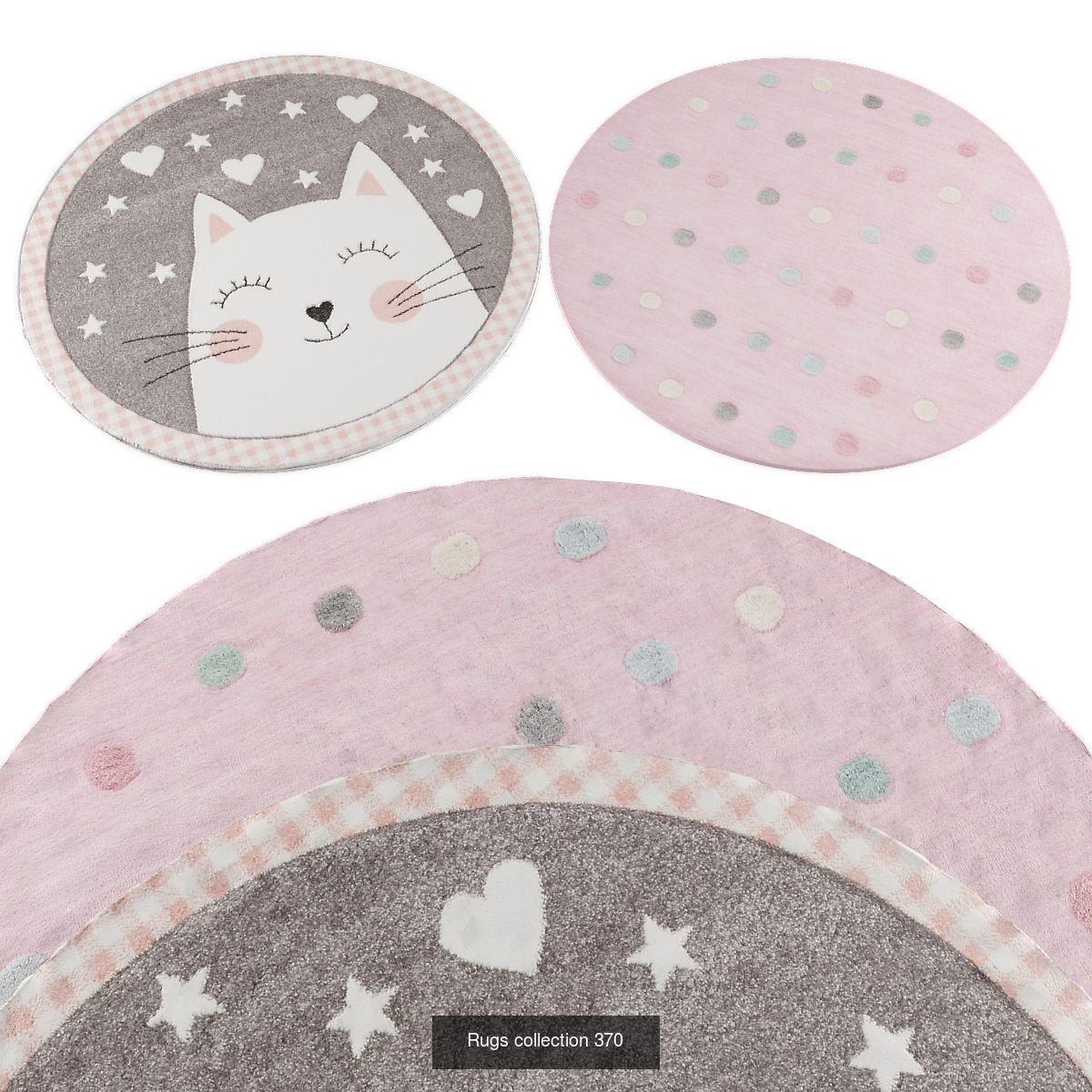 Collection of Round rugs - 30 sets _17