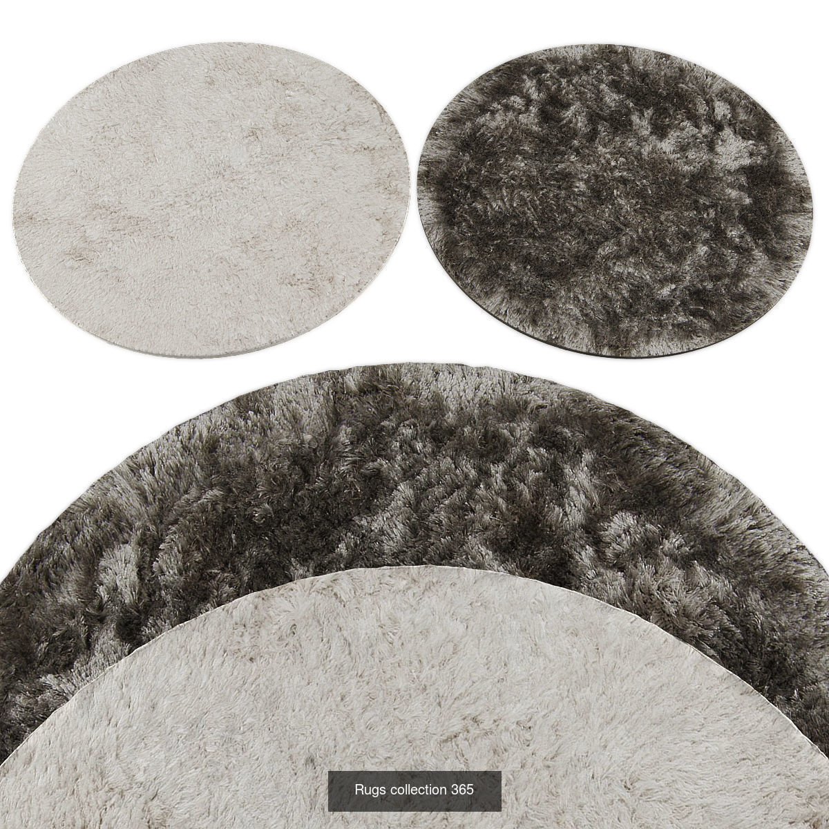 Collection of Round rugs - 30 sets _15