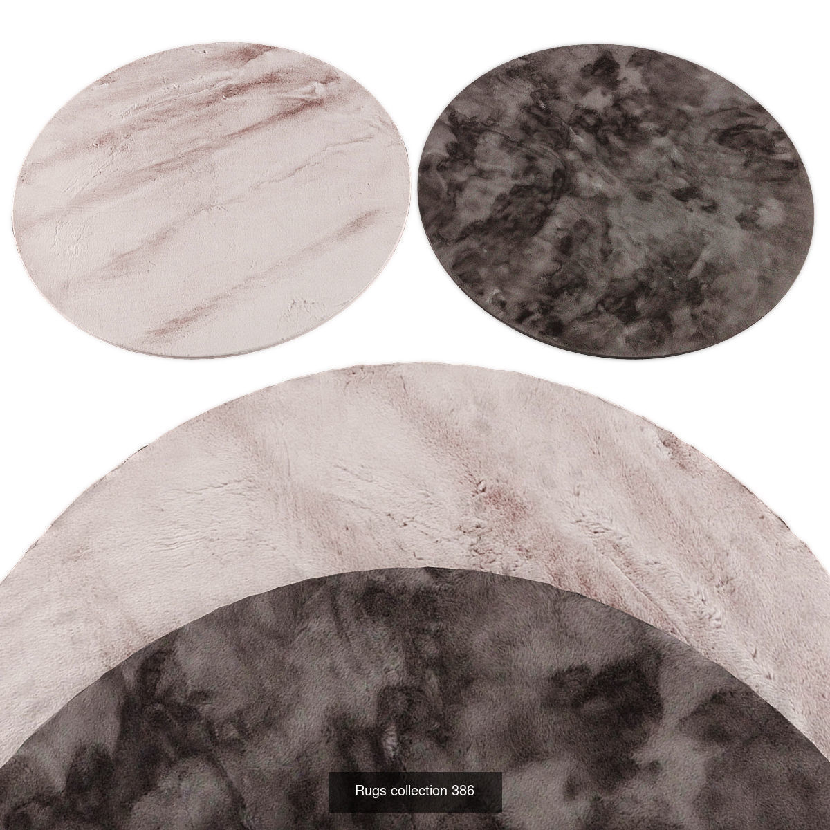 Collection of Round rugs - 30 sets _22