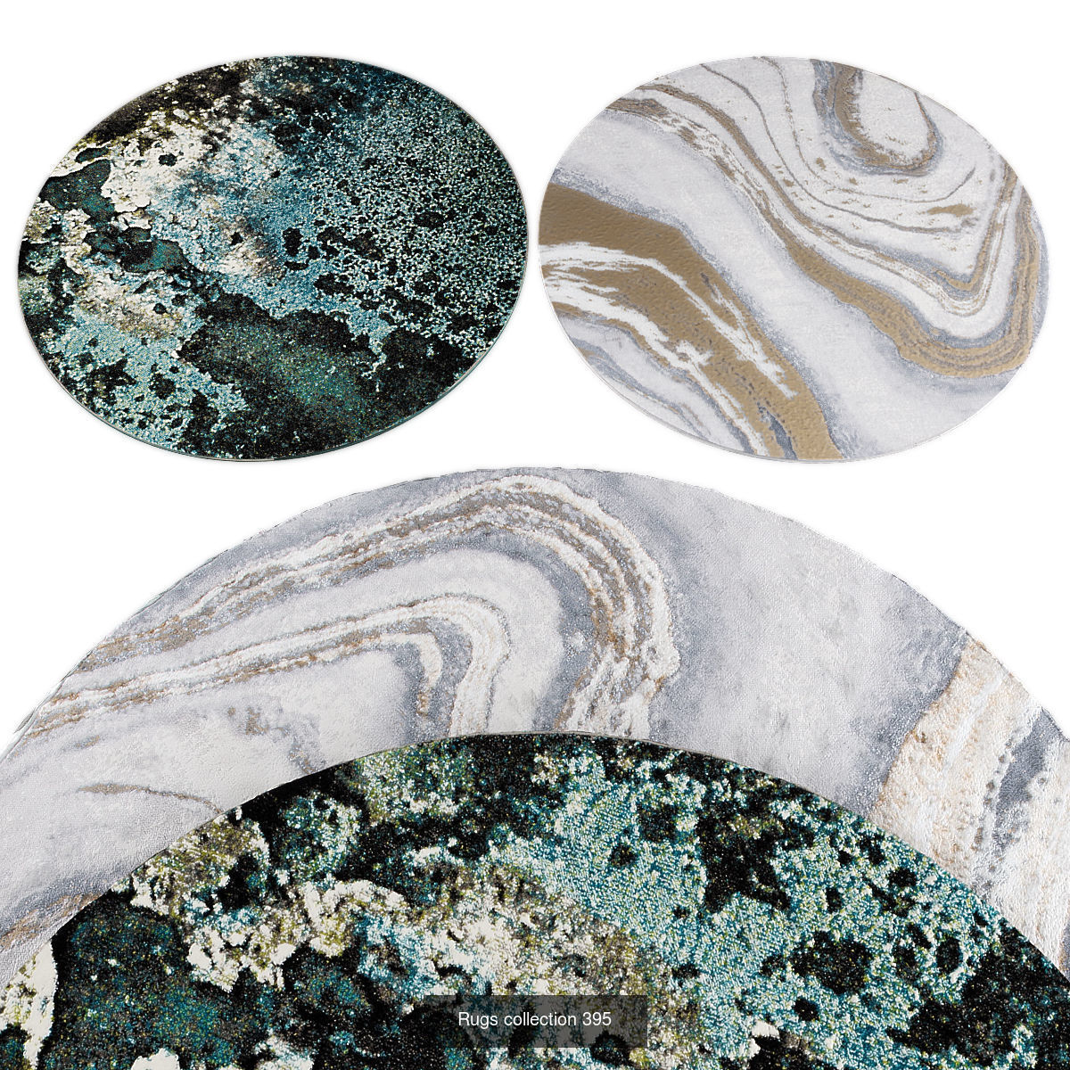 Collection of Round rugs - 30 sets _28