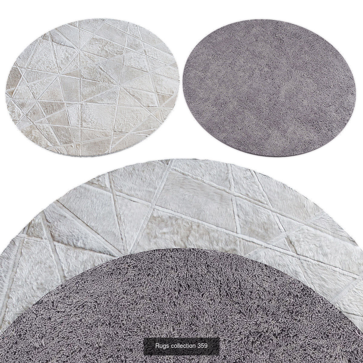 Collection of Round rugs - 30 sets _10