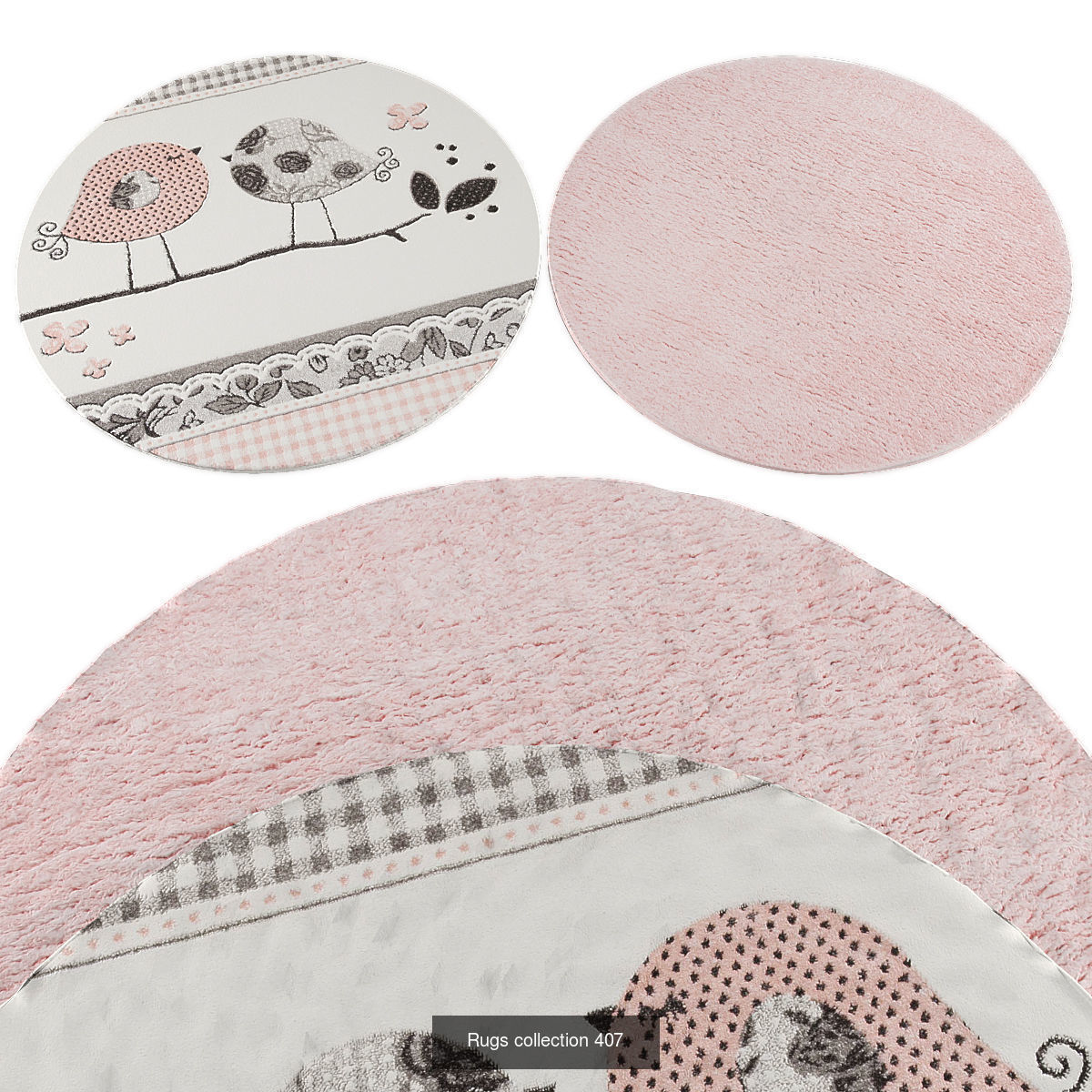 Collection of Round rugs - 30 sets _34