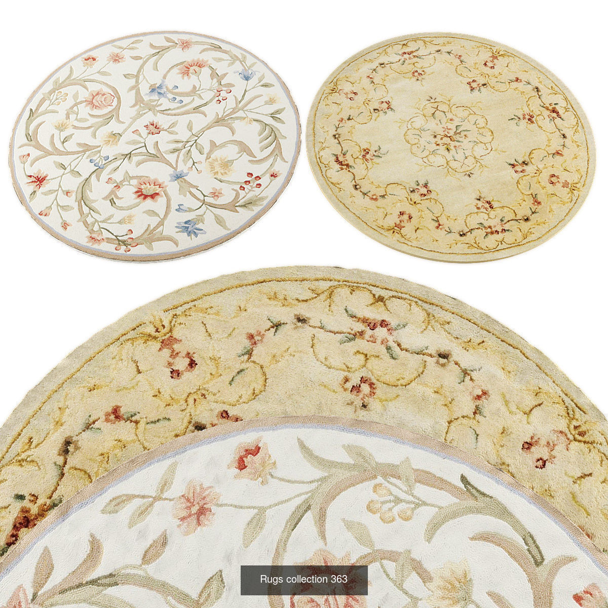 Collection of Round rugs - 30 sets _13
