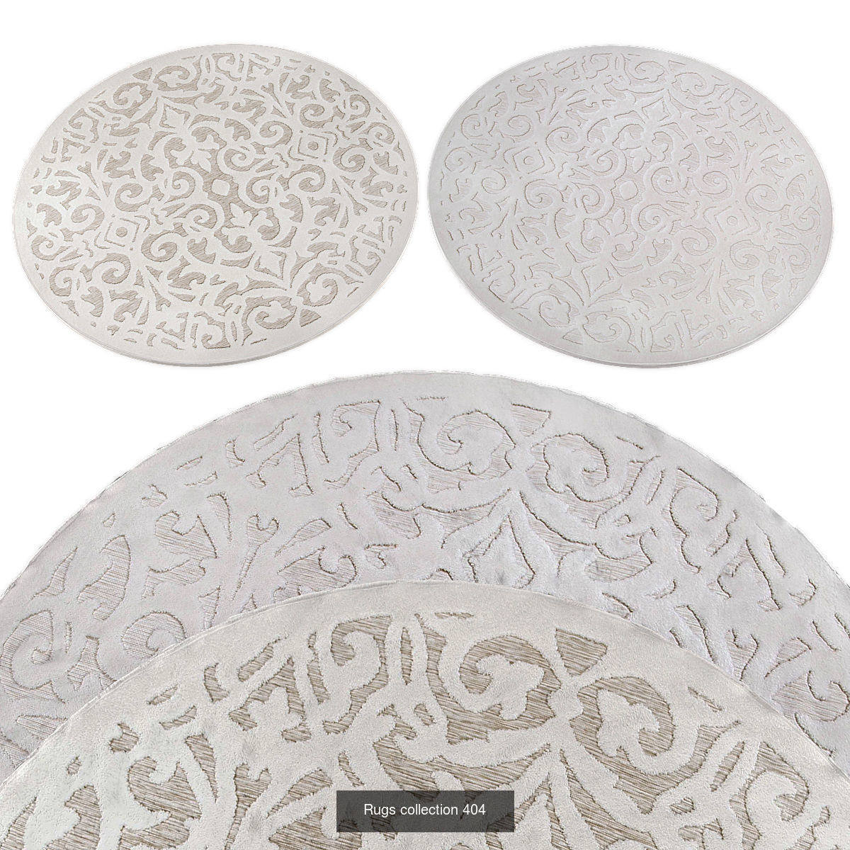Collection of Round rugs - 30 sets _33