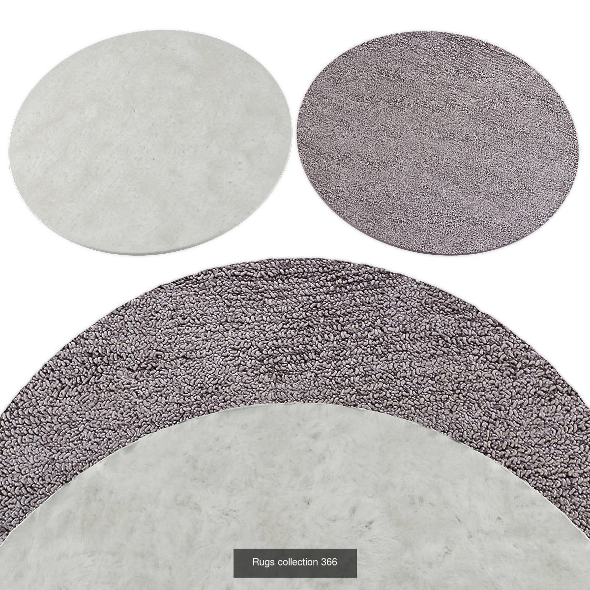 Collection of Round rugs - 30 sets _16